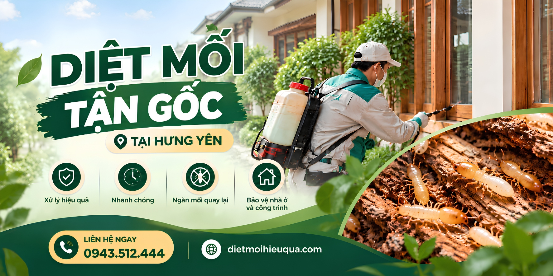 Diệt mối cấp tốc Hưng Yên